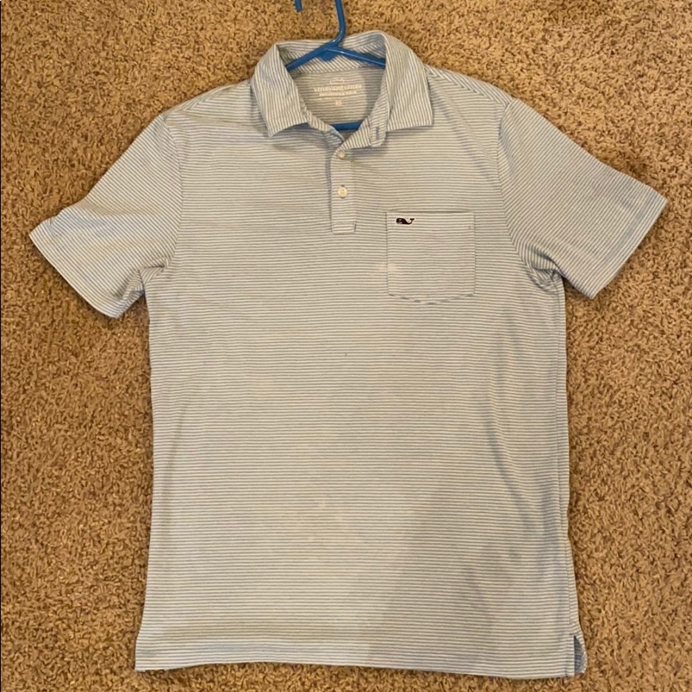 Men’s Blue Vineyard Vines Edgartown Polo